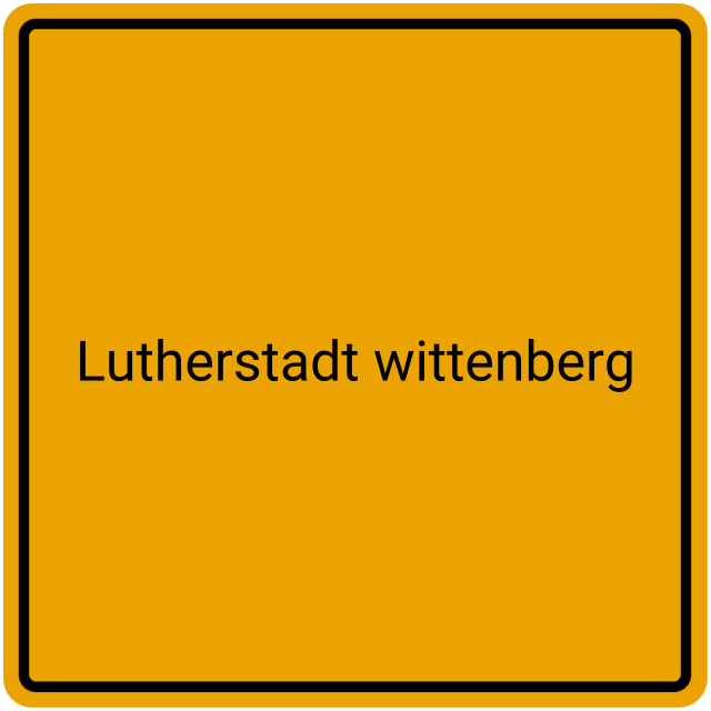 Meldebestätigung Lutherstadt Wittenberg